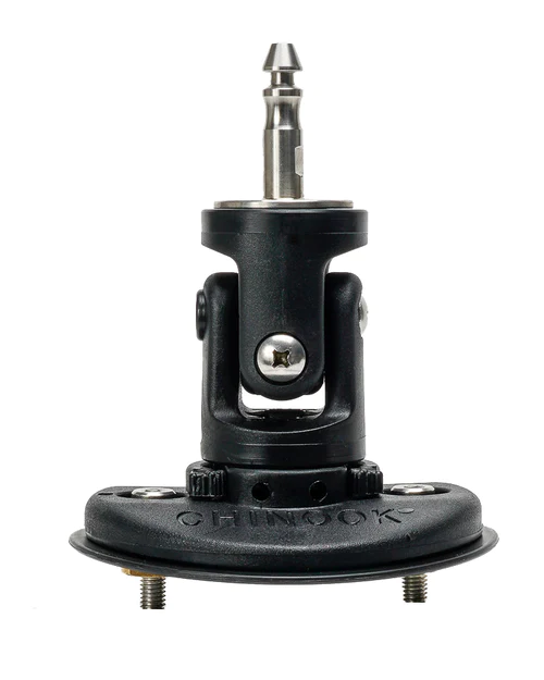 2-Bolt Quick Release Mast Base Universal Complete Euro-Pin