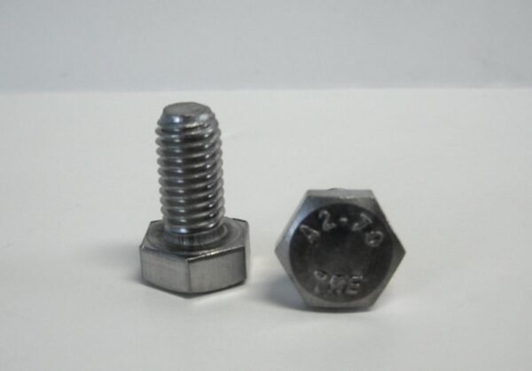 Stainless Bolt Hex Head M 8 x 16