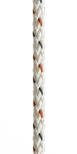 Marlow 8 Plait Pre-Stretched Polyester - White 8mm