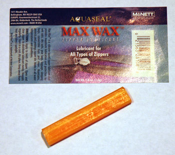 Aquaseal Max Wax Zipper Lubricant